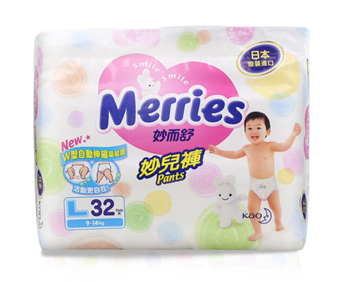 臺(tái)灣花王妙而舒紙尿褲L碼32片