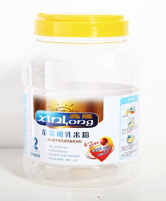鑫隆金裝淮山蓮子百合高鈣初乳米粉2段桶裝