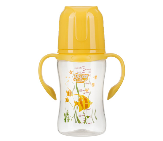 貝嬰奇240ml寬口弧形PP奶瓶