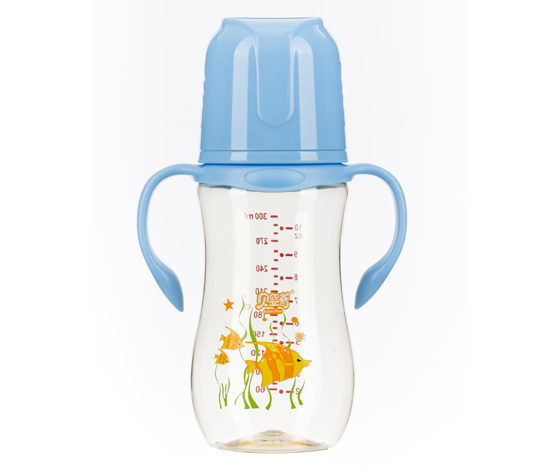 貝嬰奇300ML寬口自動PPSU奶瓶藍