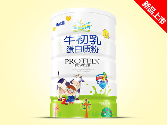 金頂貝貝蛋白質(zhì)粉500g鐵聽(tīng)-牛初乳