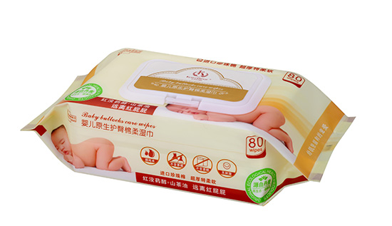 卡拉貝熊80片嬰兒原生護(hù)臀棉柔濕巾