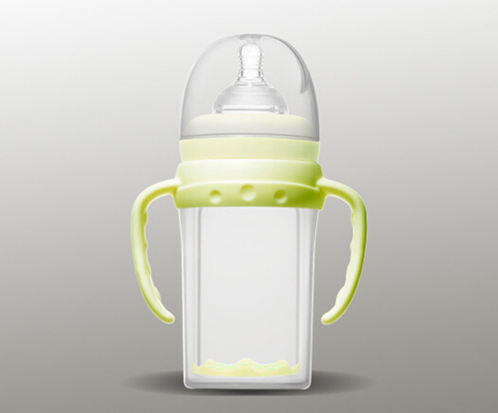 愛弗圖西180MLPP寬口直身奶瓶(蘋果綠)