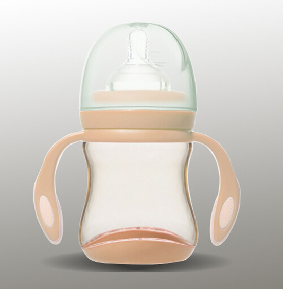 愛(ài)弗圖西180MLPPSU寬口帶手柄奶瓶(淺卡其)