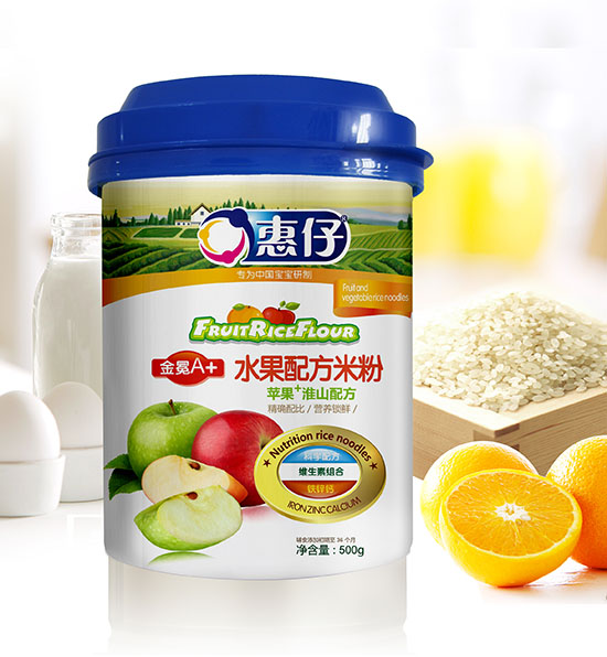 惠仔蘋果淮山水果配方米粉聽(tīng)裝