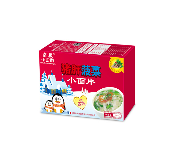 南極小企鵝豬肝菠菜小面片204克