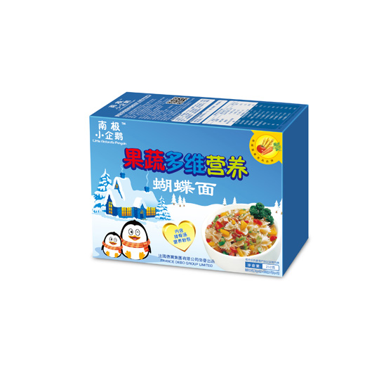 南極小企鵝果蔬多維營養(yǎng)蝴蝶面252克