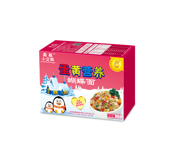南極小企鵝蛋黃營(yíng)養(yǎng)蝴蝶面252克