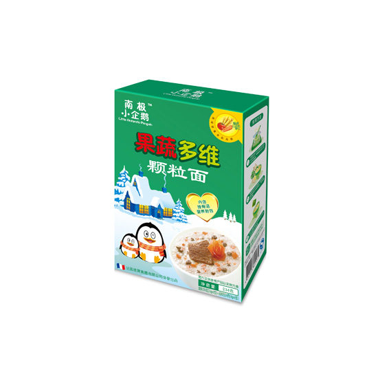 南極小企鵝果蔬多維顆粒面
