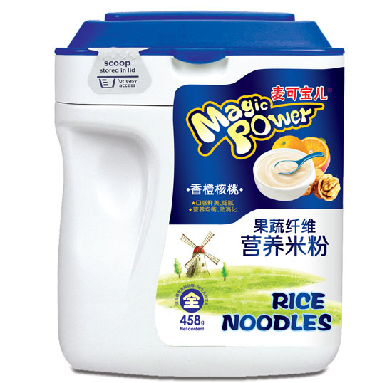 麥可寶兒香橙核桃果蔬纖維營(yíng)養(yǎng)米粉