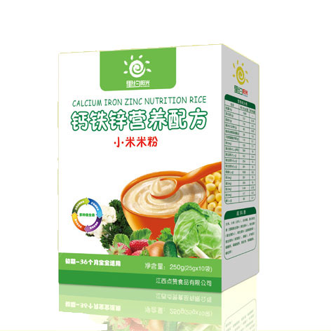 里約陽光鈣鐵鋅營養(yǎng)小米粉