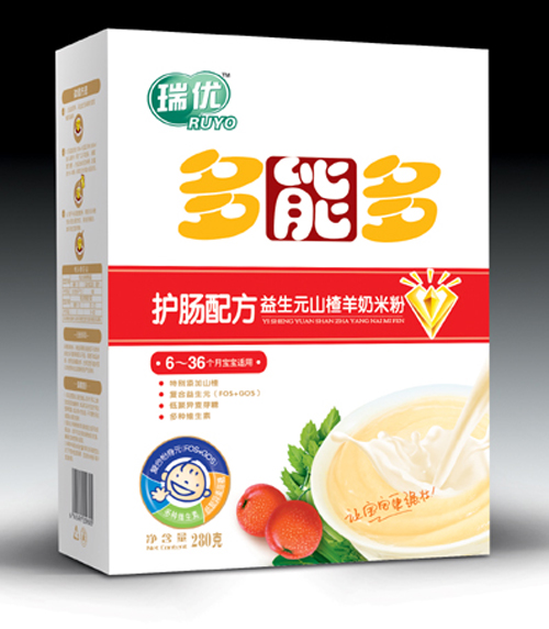 瑞優(yōu)多能多益生元山楂羊奶米粉