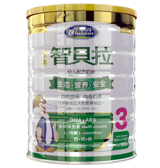 智貝拉經(jīng)典幼兒配方奶粉3段