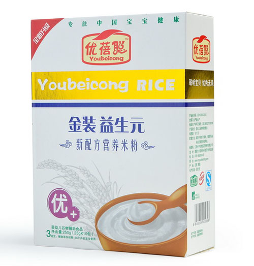 優(yōu)蓓聰金裝益生元營(yíng)養(yǎng)米粉(優(yōu)+)