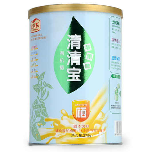 優(yōu)蓓聰有機硒蘋果味清清寶(鐵聽)