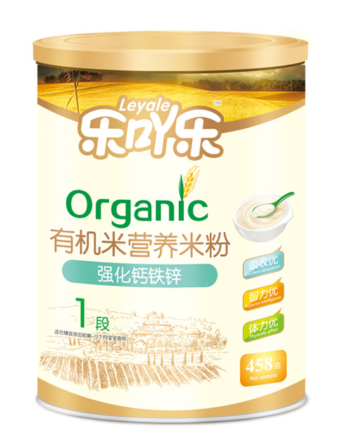 樂吖樂強化鈣鐵鋅1段458g鐵聽裝