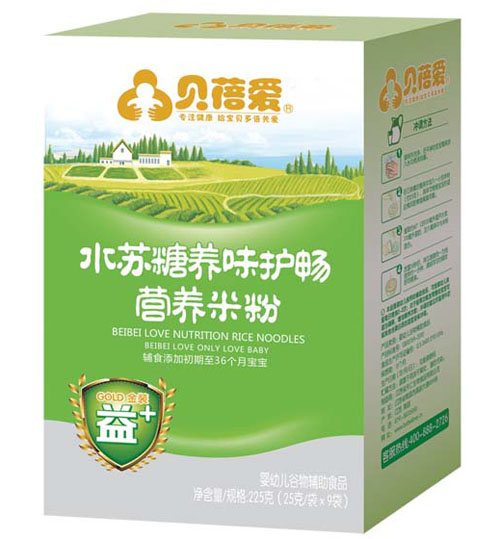 貝蓓愛(ài)水蘇糖養(yǎng)味護(hù)暢米粉盒裝