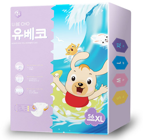 優(yōu)貝可極薄款嬰兒紙尿褲XL碼56片大包裝