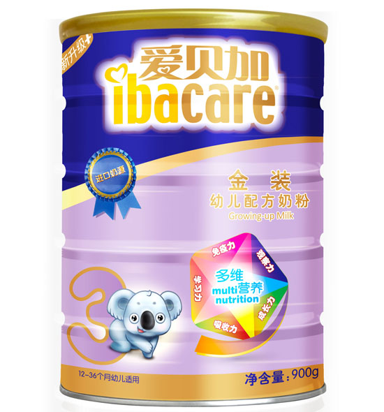 愛貝加金裝幼兒配方奶粉罐裝3段