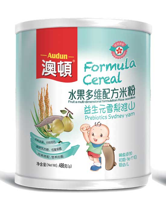 澳頓益生元雪梨淮山水果米粉