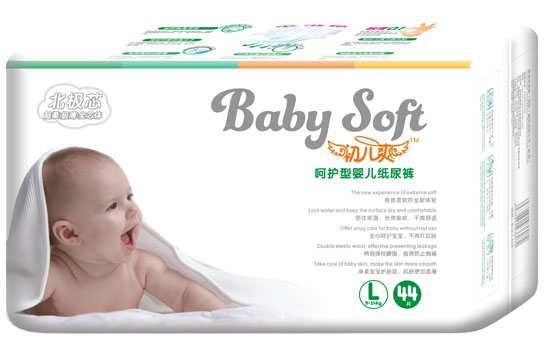 初兒爽北極芯呵護型嬰兒紙尿褲L碼44片