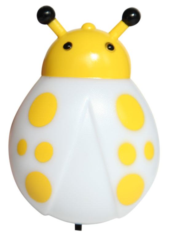 樂(lè)琪歡樂(lè)甲殼蟲(chóng)夜燈黃色