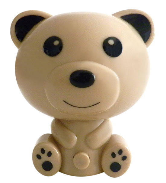 樂琪湯尼熊光控驅(qū)蚊夜燈灰色