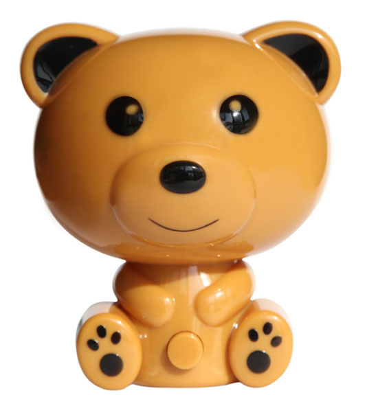 樂琪湯尼熊光控驅(qū)蚊夜燈棕色