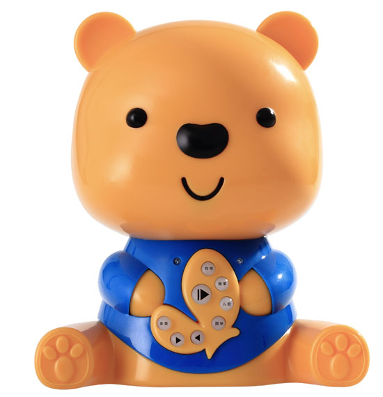 樂(lè)琪小熊哈彼早教故事機(jī)藍(lán)色