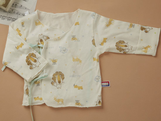 金色小魚精棉單面動物樂園密邊合同衫