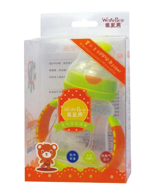 唯昵熊寬口自動(dòng)奶瓶210ml