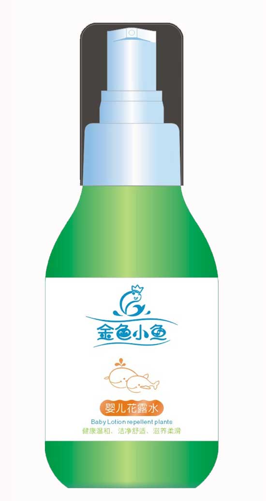 金色小魚嬰兒花露水