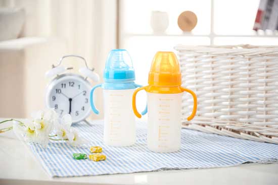 樂(lè)米樂(lè)有柄寬口奶瓶(240ml)