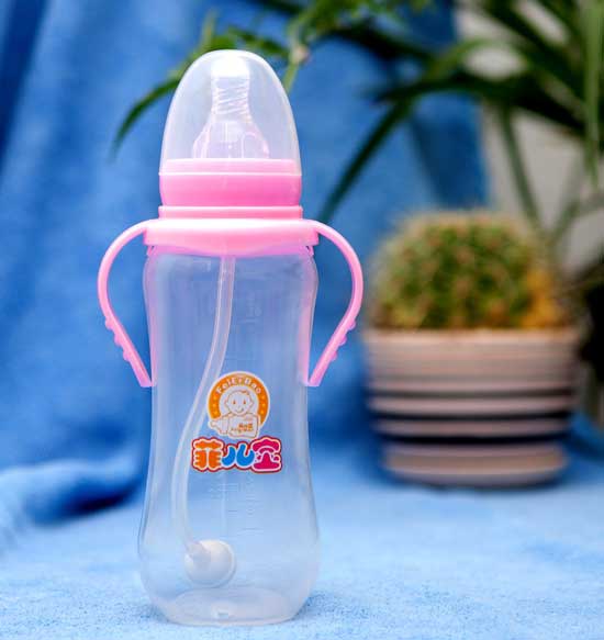 菲兒寶280ML標口PP全自動奶瓶(粉)