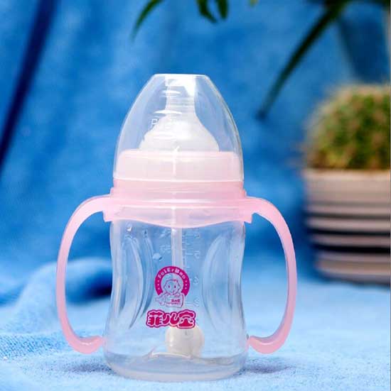 菲兒寶210ML寬口PP全自動(dòng)奶瓶(粉)