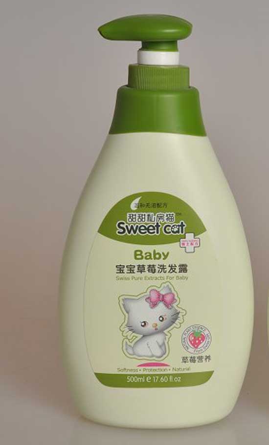 甜甜私房貓寶寶草莓洗發(fā)露