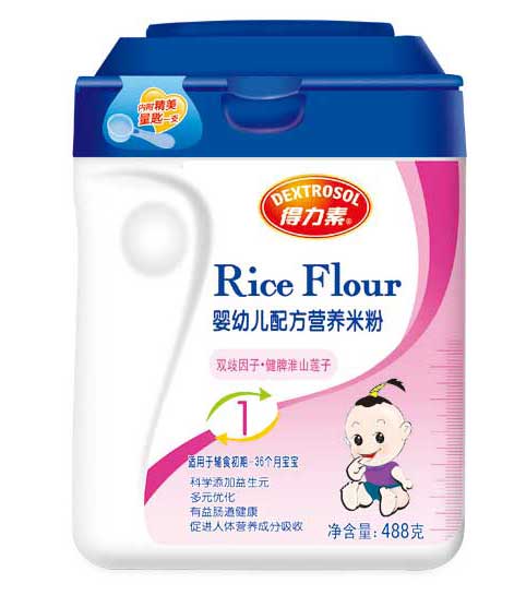 得力素雙歧因子健脾淮山蓮子yingye配方營養(yǎng)米粉1段