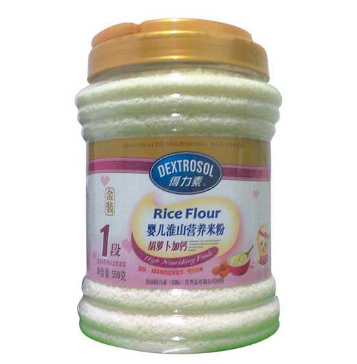 得力素胡蘿卜加鈣嬰兒淮山營(yíng)養(yǎng)米粉