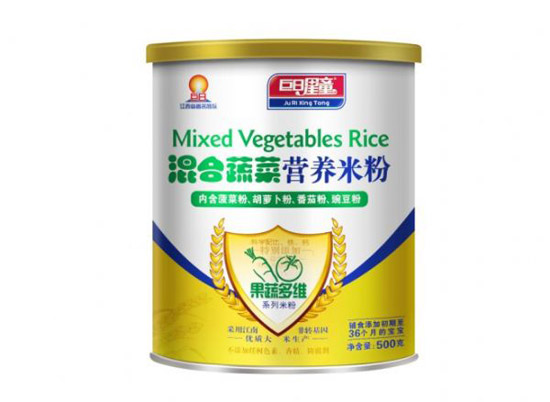 巨日星童果蔬多維型混合蔬菜營(yíng)養(yǎng)米粉
