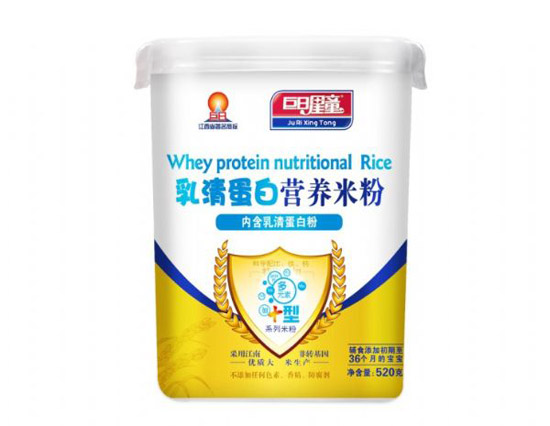 巨日星童加強(qiáng)型乳清蛋白營養(yǎng)米粉