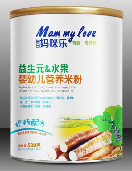 巨日媽咪樂益生元水果嬰幼兒營(yíng)養(yǎng)米粉護(hù)暢配方