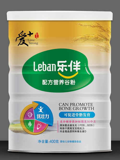 樂伴愛+優(yōu)壯力營養(yǎng)谷粉400克