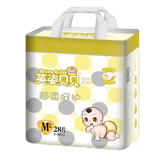 英姿貝貝超柔呵護(hù)紙尿褲M