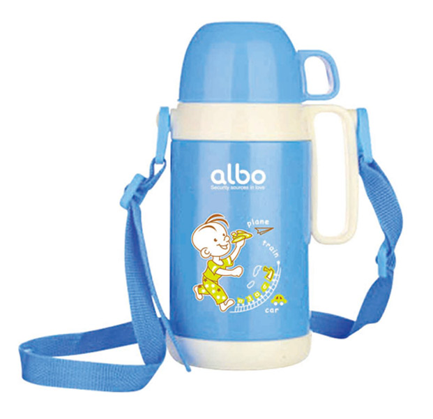 愛(ài)樂(lè)寶400ml兒童真空水壺藍(lán)