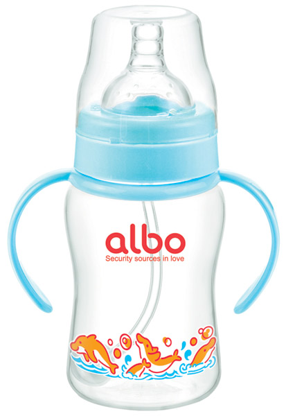 愛樂寶200mlPP自動奶瓶藍(lán)