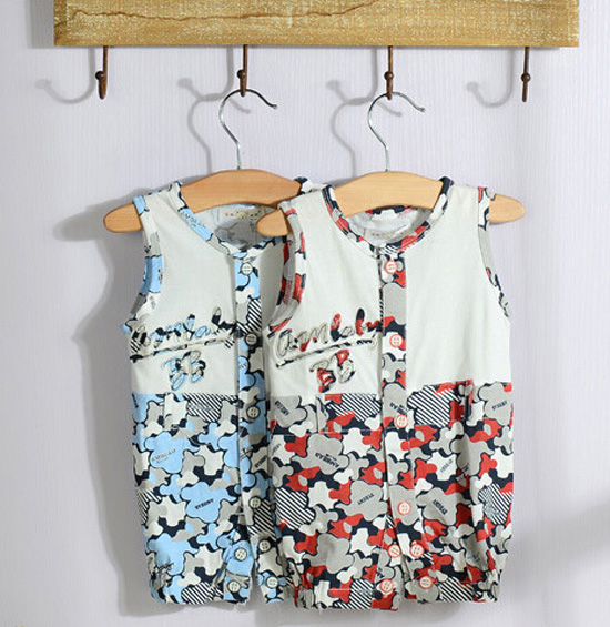 安米小熊迷你熊閉檔連體衣哈衣 A3228