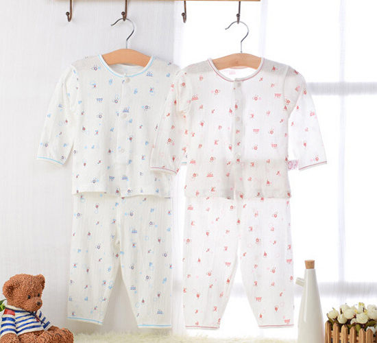 安米小熊玉蠶纖圓領套裝A1093