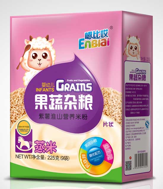 嗯比哎果蔬雜糧梓舒淮山營養(yǎng)米粉