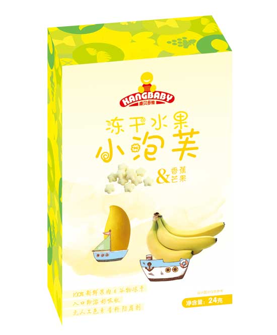 康貝多維香蕉芒果小泡芙