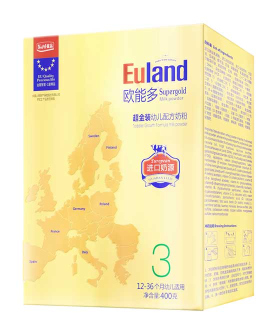 歐能多400g超金裝配方奶粉3段